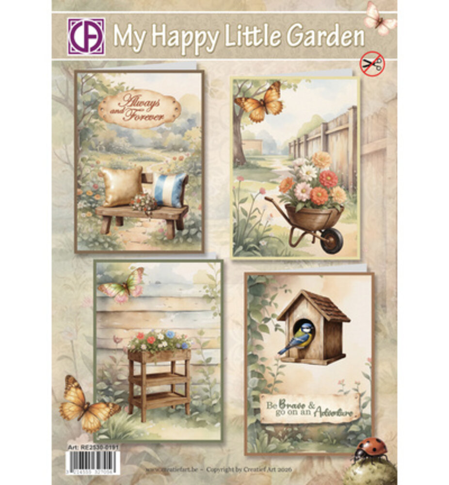 Creatief Art Card Kit My Happy Little Garden (RE2530-0191)