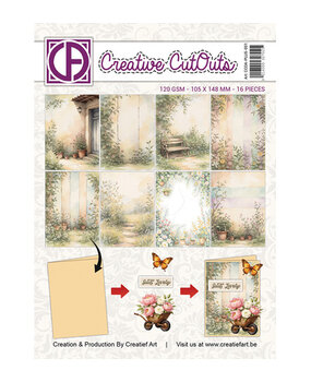 Creatief Art My Happy Little Garden A6 Collage Paper (CCOA-PLUS-001)