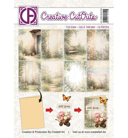 Creatief Art PRE-ORDER My Happy Little Garden A6 Collage Paper (CCOA-PLUS-001) Creatief Art PRE-ORDER My Happy Little Garden A6 Collage Paper (CCOA-PLUS-001)