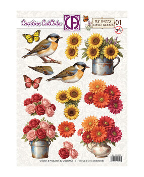 Creatief Art My Happy Little Garden 01 Stansvel (CCO-033)