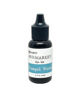 Ranger 49 & Market Dye Ink Reinkers Tranquil Waters (FMI93732)
