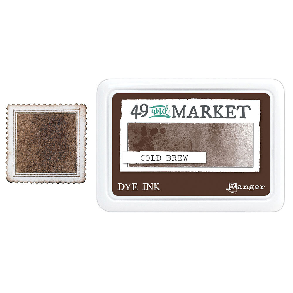 Ranger PRE-ORDER 49 & Market Dye Ink Pad Cold Brew (FMP92834)