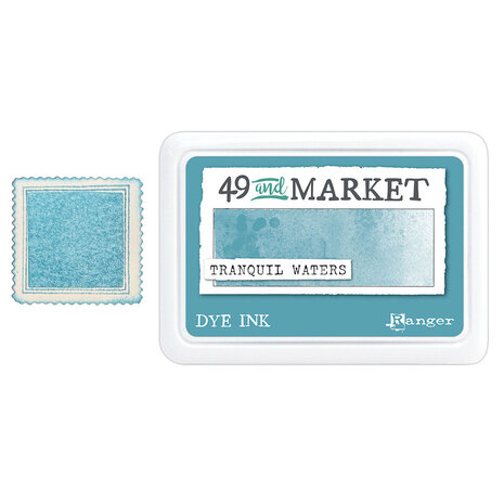 Ranger PRE-ORDER 49 & Market Dye Ink Pad Tranquil Waters (FMP93725) Ranger PRE-ORDER 49 & Market Dye Ink Pad Tranquil Waters (FMP93725)