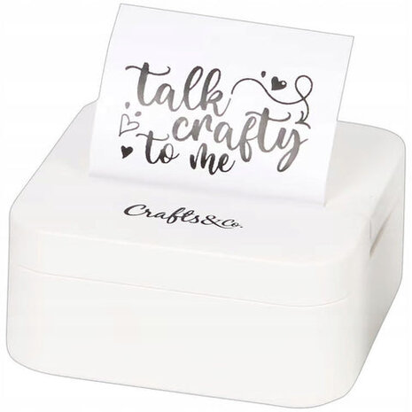 Crafts & Co. Mini Pocket Printer White (3210817)