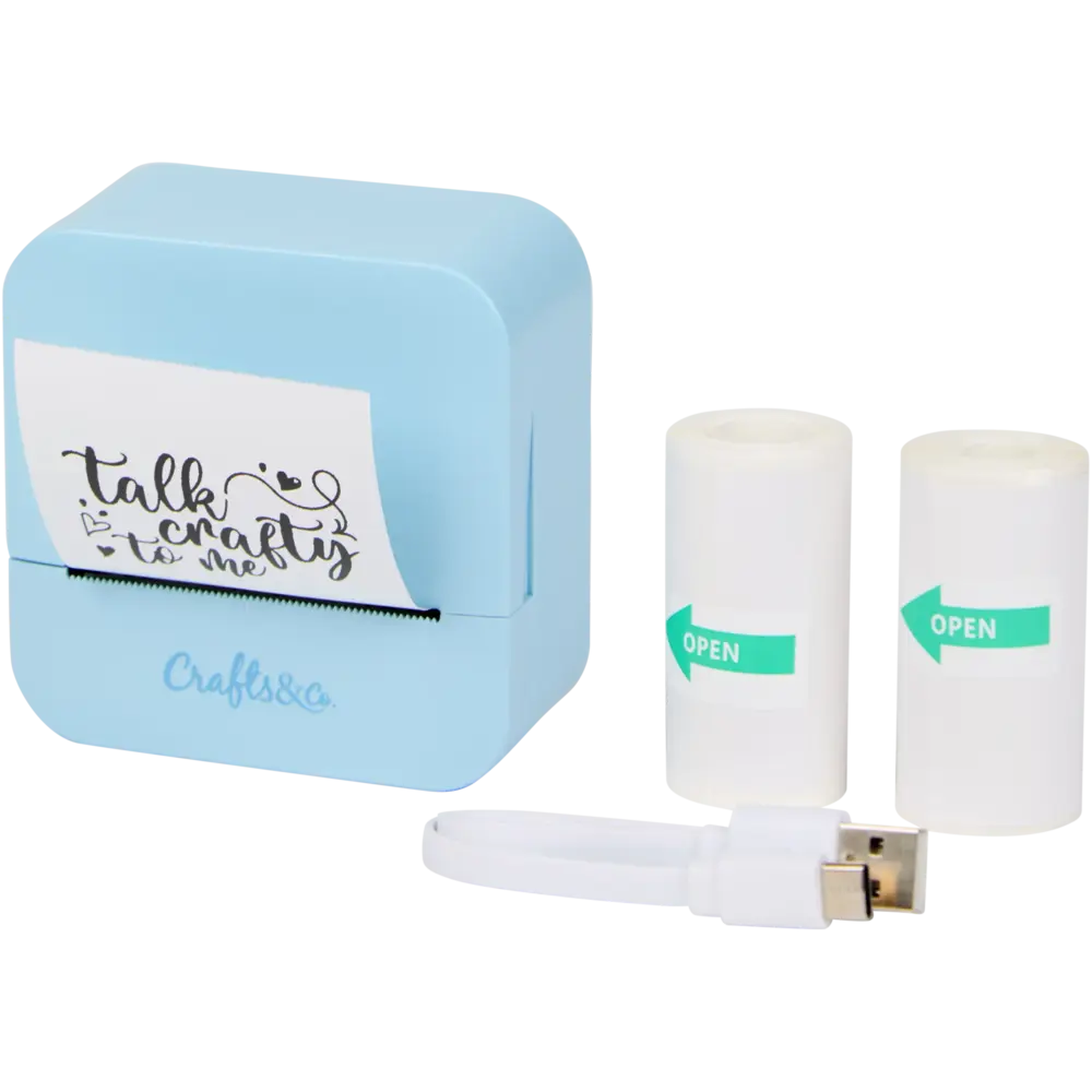 Crafts & Co. Mini Pocket Printer Blue (3210817)