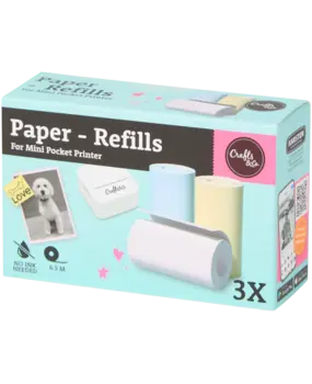 Crafts & Co. Mini Pocket Printer Refills Pastel (3210741)
