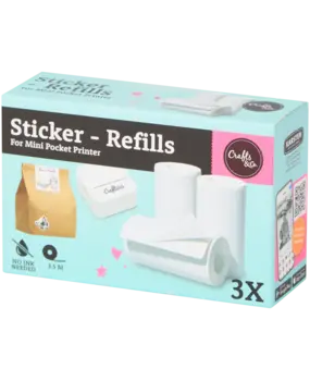 Crafts & Co. Mini Pocket Printer Sticker Refills (3210741)