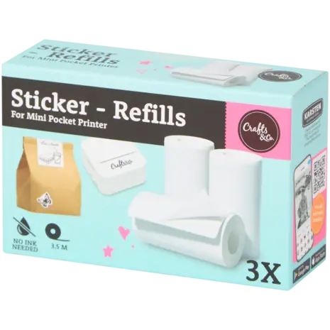 Crafts & Co. Mini Pocket Printer Sticker Refills (3210741)