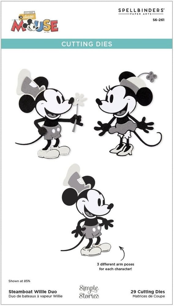 Spellbinders Mickey Mouse Valentine's Day BUNDLE