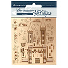 Stamperia Decorative Chips Sleeping Beauty Castle (SCB58) (OUTLET)