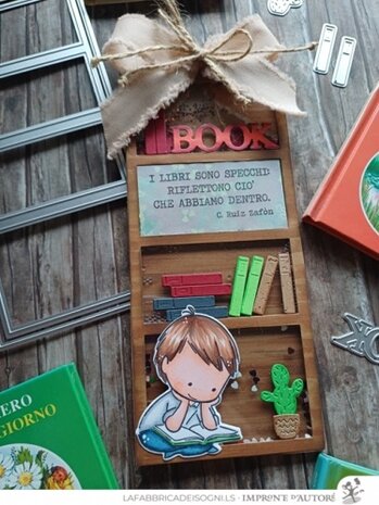 Impronte d'Autore Libreria #1 Bookshelf Dies (88657-CML-D)