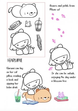 Impronte d'Autore Harumi Clear Stamp (2645-CLEM-C) Impronte d'Autore Harumi Clear Stamp (2645-CLEM-C)