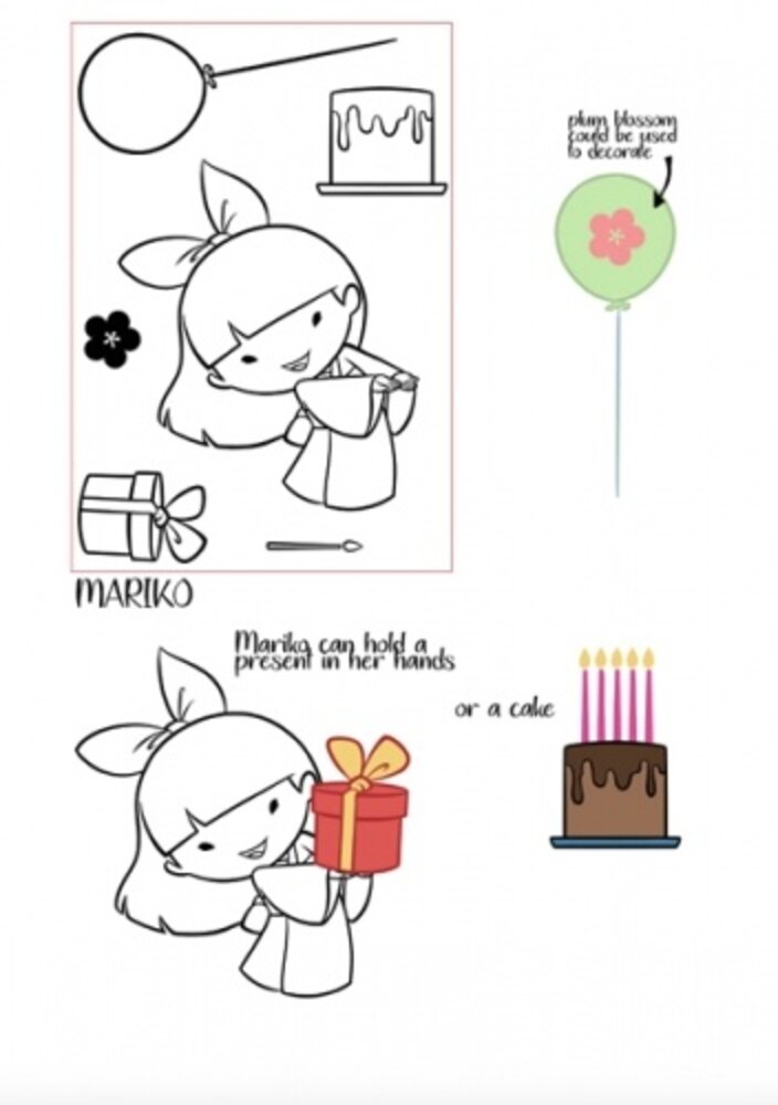 Impronte d'Autore Mariko Clear Stamp (2646-CLEM-C)