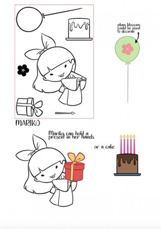 Impronte d'Autore Mariko Clear Stamp (2646-CLEM-C)