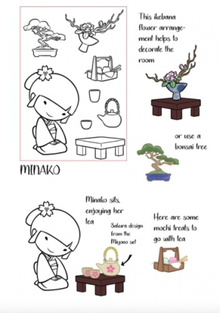 Impronte d'Autore Minako Clear Stamp (2648-CLEM-C)