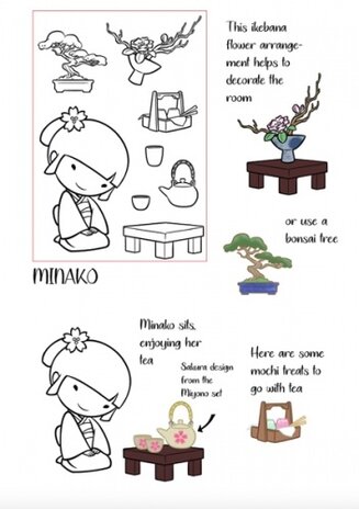 Impronte d'Autore Minako Clear Stamp (2648-CLEM-C)