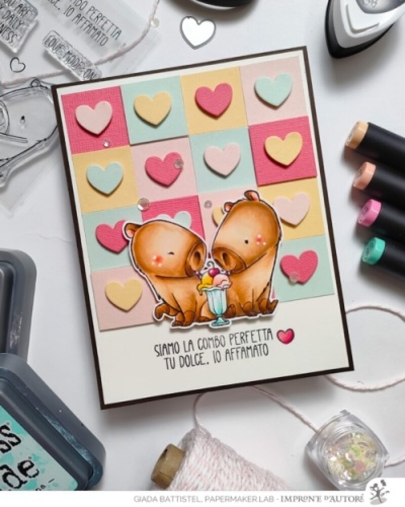 Impronte d'Autore Capy Love Clear Stamp (2696-CLEM-C)