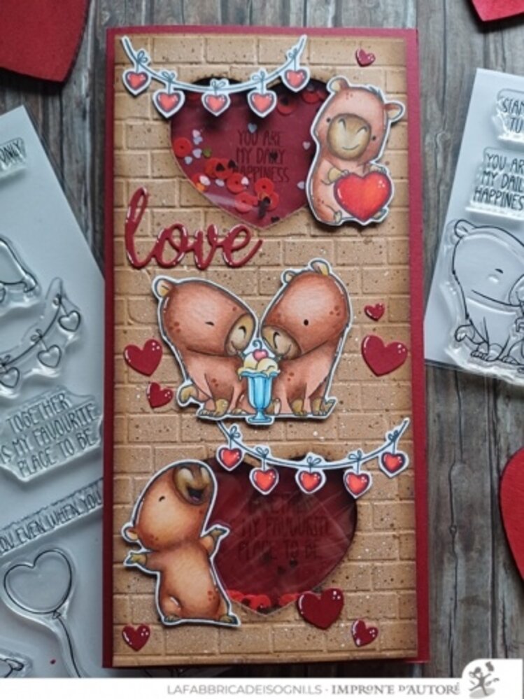 Impronte d'Autore Capy Love Clear Stamp (2696-CLEM-C)