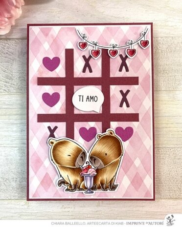 Impronte d'Autore Capy Love Clear Stamp (2696-CLEM-C)
