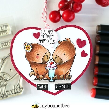 Impronte d'Autore Capy Love Clear Stamp (2696-CLEM-C)