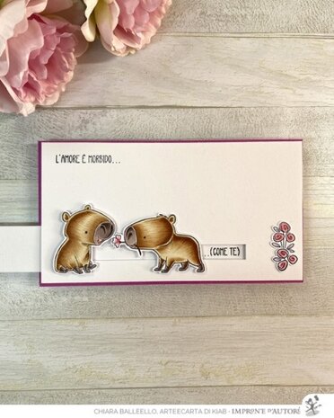 Impronte d'Autore Capy Vibes Clear Stamp (2695-CLEM-E)