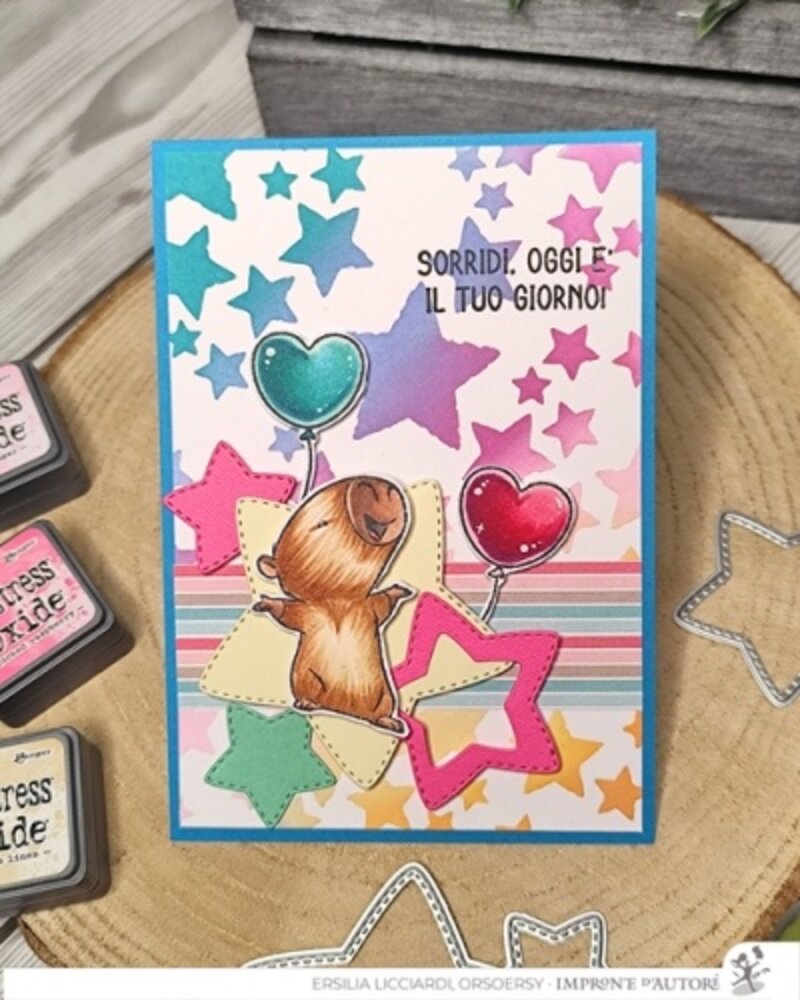 Impronte d'Autore Capy Vibes Clear Stamp (2695-CLEM-E)