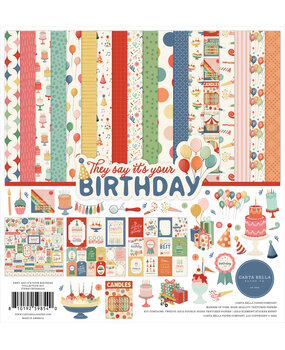 Carta Bella They Say It's Your Birthday 12x12 Inch Collection Kit (CBYS481016)