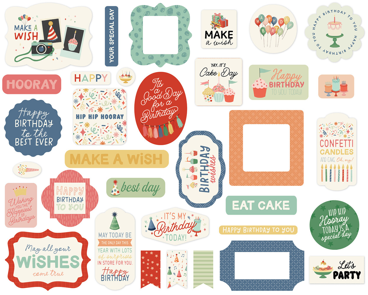 Carta Bella They Say It's Your Birthday Ephemera (CBYS481024)