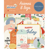 Carta Bella They Say It's Your Birthday Ephemera Frames & Tags (CBYS481025)