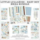 Carta Bella Little Lullabies Baby Boy 12x12 Inch Mega Bundle (CBLUB485050)