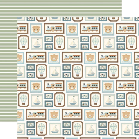 Carta Bella Little Lullabies Baby Boy 12x12 Inch Collection Kit (CBLUB485016) Carta Bella Little Lullabies Baby Boy 12x12 Inch Collection Kit (CBLUB485016)