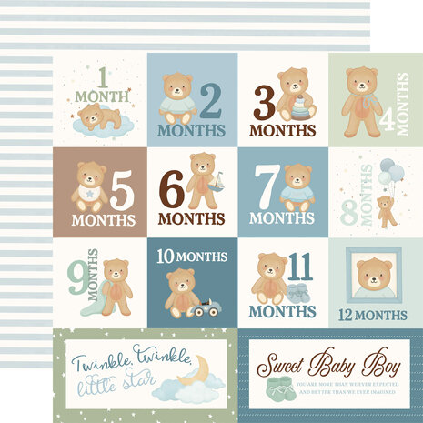 Carta Bella Little Lullabies Baby Boy 12x12 Inch Collection Kit (CBLUB485016) Carta Bella Little Lullabies Baby Boy 12x12 Inch Collection Kit (CBLUB485016)