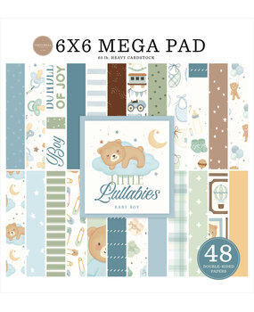 Carta Bella Little Lullabies Baby Boy 6x6 Inch Mega Pad (CBLUB485031)