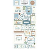 Carta Bella Little Lullabies Baby Boy 6x13 Inch Chipboard Words & Phrases (CBLUB485022)