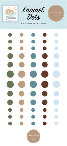 Carta Bella Little Lullabies Baby Boy Enamel Dots (CBLUB485028)