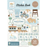 Carta Bella Little Lullabies Baby Boy Sticker Book (CBLUB485029)