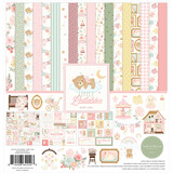 Carta Bella Little Lullabies Baby Girl 12x12 Inch Collection Kit (CBLUG486016)