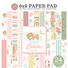 Carta Bella Little Lullabies Baby Girl 6x6 Inch Paper Pad (CBLUG486023)