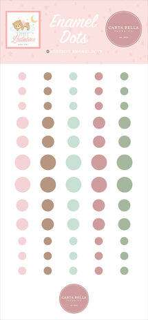 Carta Bella Little Lullabies Baby Girl Enamel Dots (CBLUG486028) Carta Bella Little Lullabies Baby Girl Enamel Dots (CBLUG486028)