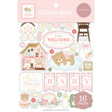 Carta Bella Little Lullabies Baby Girl Sticker Book (CBLUG486029)