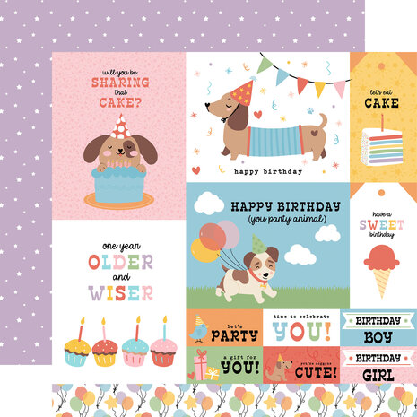 Echo Park Party Animal 12x12 Inch Collection Kit (PA480016)