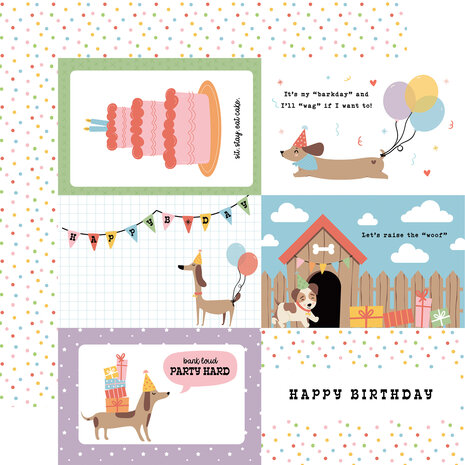 Echo Park Party Animal 12x12 Inch Collection Kit (PA480016)