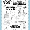 Echo Park Party Animal Clear Stamps Chasing Birthday Dreams (PA480046)