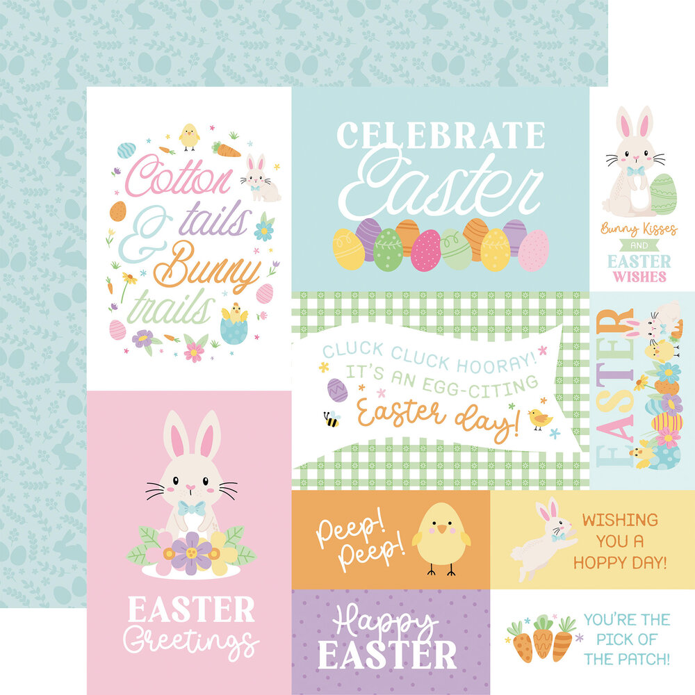 Echo Park Easter Basket 12x12 Inch Collection Kit (EB483016)