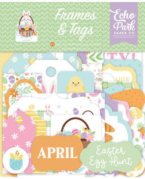Echo Park Easter Basket Ephemera Frames & Tags (EB483025)