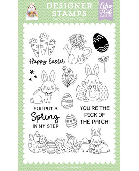 Echo Park Easter Basket Clear Stamps Easter Icon Strip (EB483044)