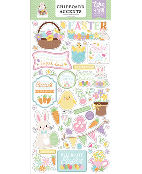Echo Park Easter Basket 6x13 Inch Chipboard Accents (EB483021)