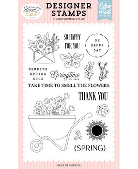 Echo Park In Full Bloom Clear Stamps Sending Spring Hugs (IFB484043)