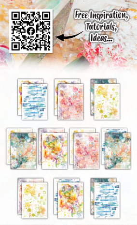 AALL and Create Design Paper Citrus Rainbow A6 (AALL-PA-005) (OUTLET)
