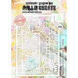 AALL and Create Stencil A4 Tribal Lines (AALL-PC-048) (OUTLET)